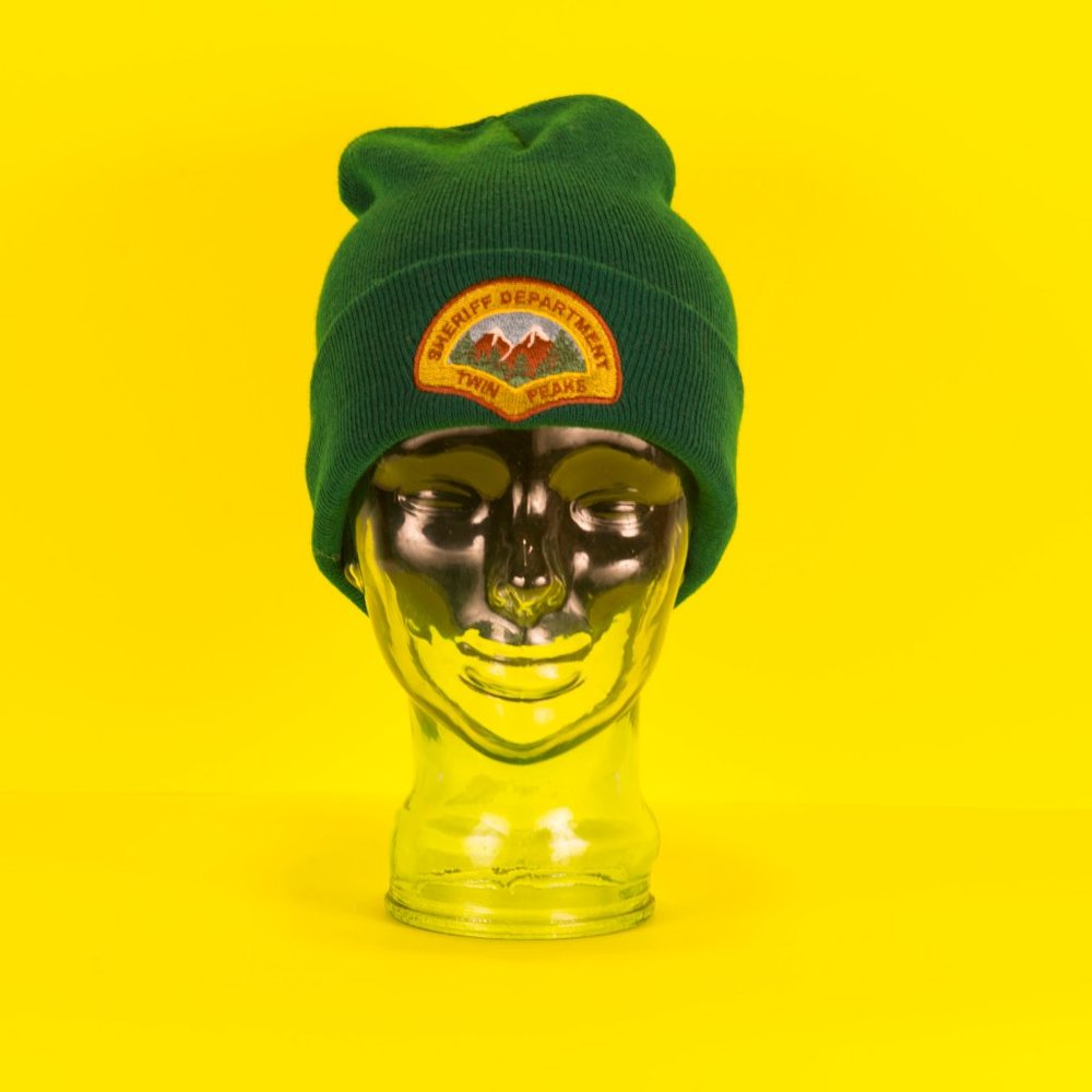 SOLD Twin Peaks Sheriff Department Green Beanie